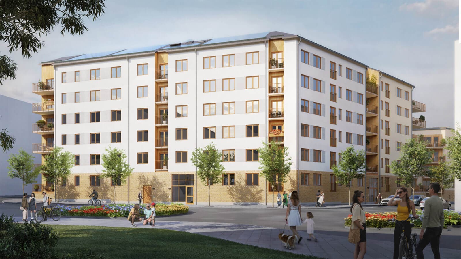 Tornkran Liebherr 280 på byggarbetsplats i Stockholm, Atlantis